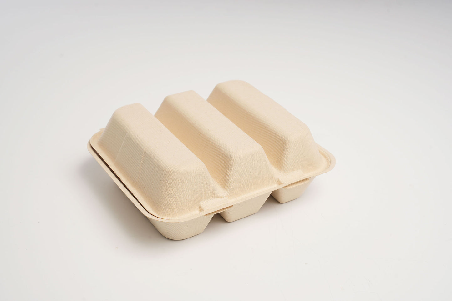 Sugarcane Clamshell Taco Box | 8x7x3'' | 300 count