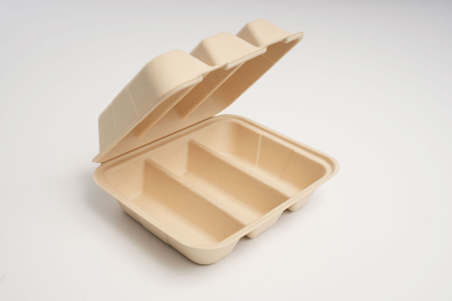 Sugarcane Clamshell Taco Box | 8x7x3'' | 300 count
